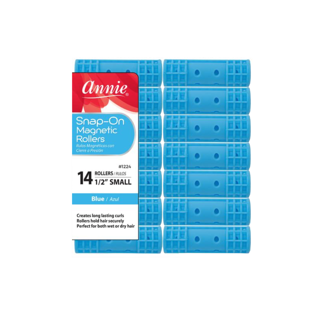 Small Snap-On Magnetic Rollers: Blue