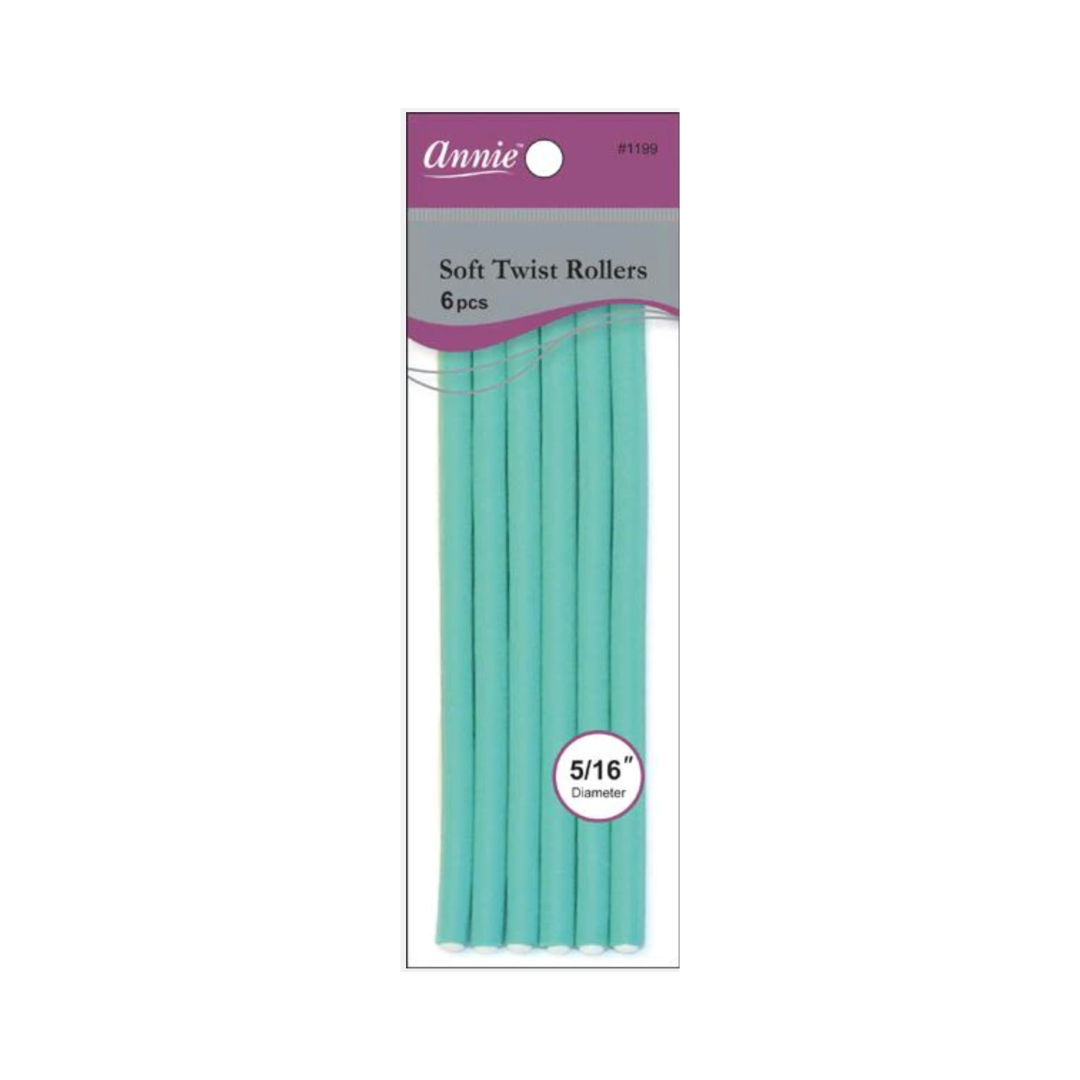 5/16in. Soft Twist Rollers: Green
