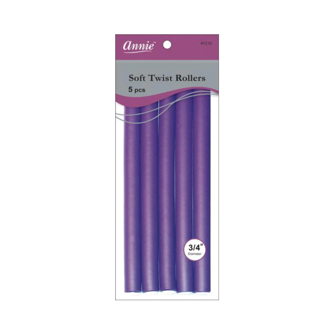 3/4in. Soft Twist Rollers: Purple