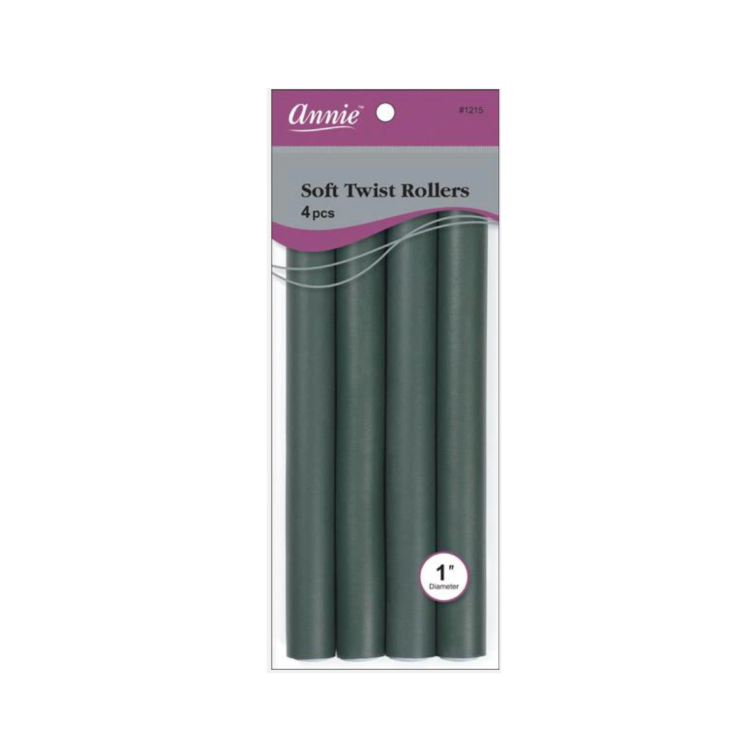 1in. Soft Twist Rollers: Dark Green