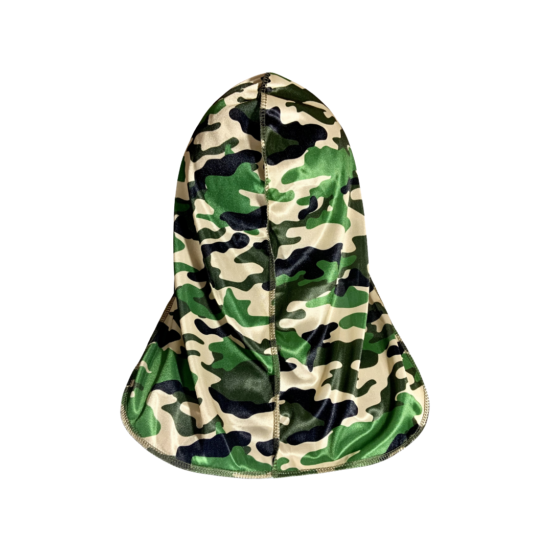 Green Camouflage Durag