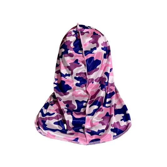 Blue/Pink Camouflage Durag