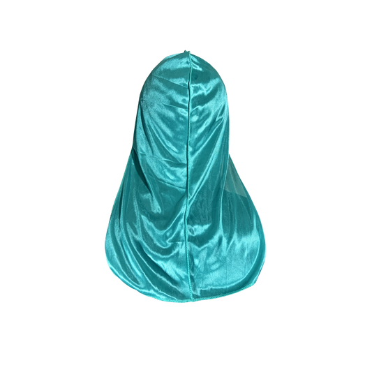Satin Teal Blue Durag
