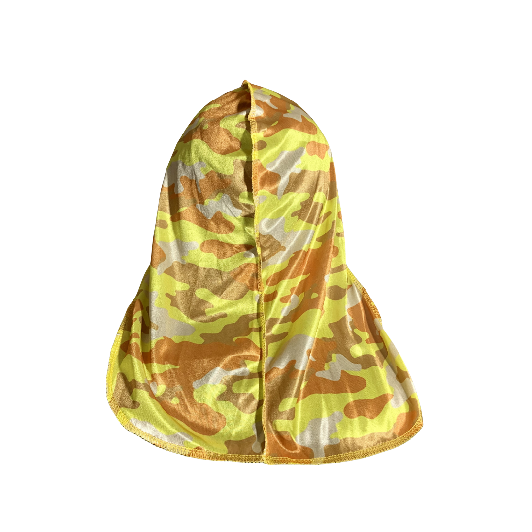 Yellow Camouflage Durag