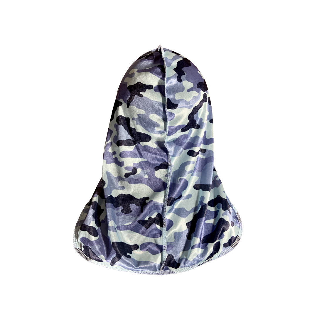 Blue Camouflage Durag