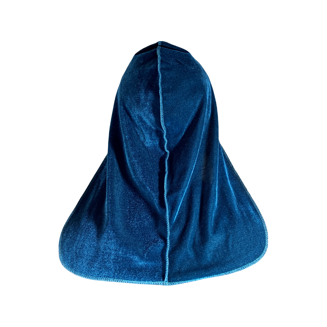 Velvet Teal Blue Durag