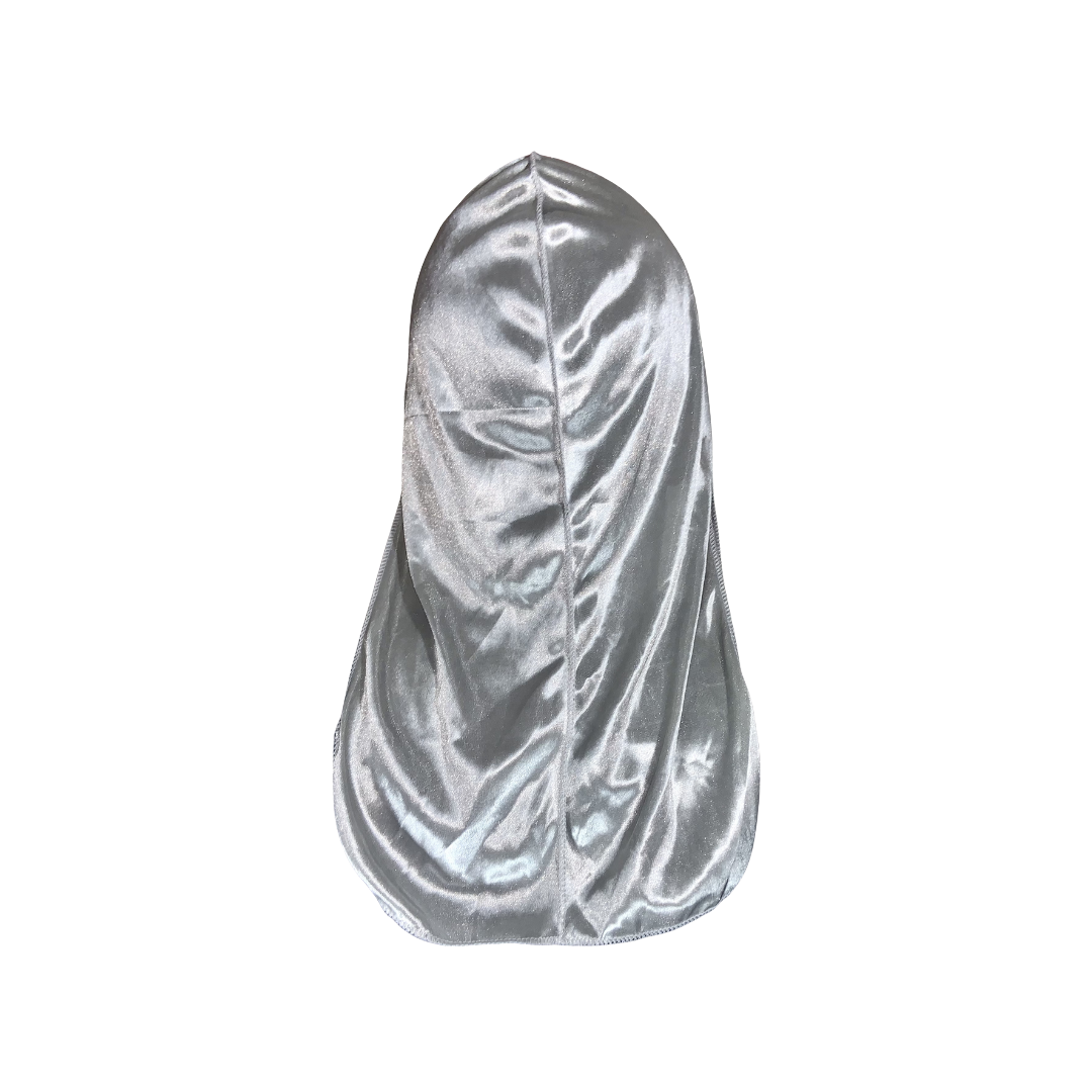 Silver Satin Durag