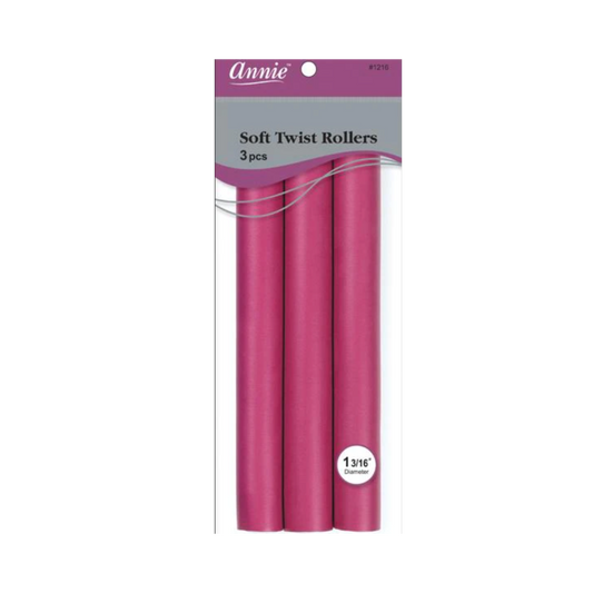 1 3/16"in. Soft Twist Rollers: Plum